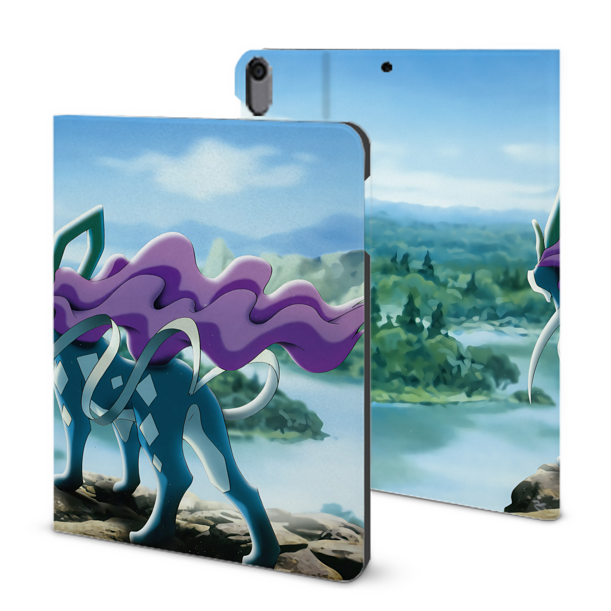 （画像用） ポケットモンスター Pokémon IPad ケース ブック型 PUレザー TPU 耐衝撃 軽量 薄型 ペン収納なし 全面保護 IPad 各モデル対応